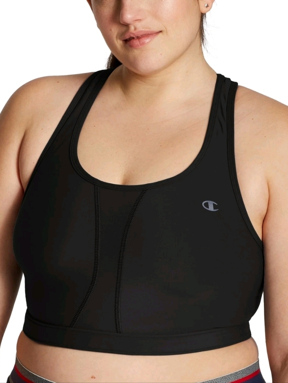 Champion Women's Plus Size Vented Racerback Sports Bra